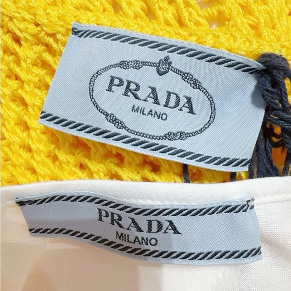 Authentic Prada Vibrant Yellow Knit Top - Picture 4 of 8